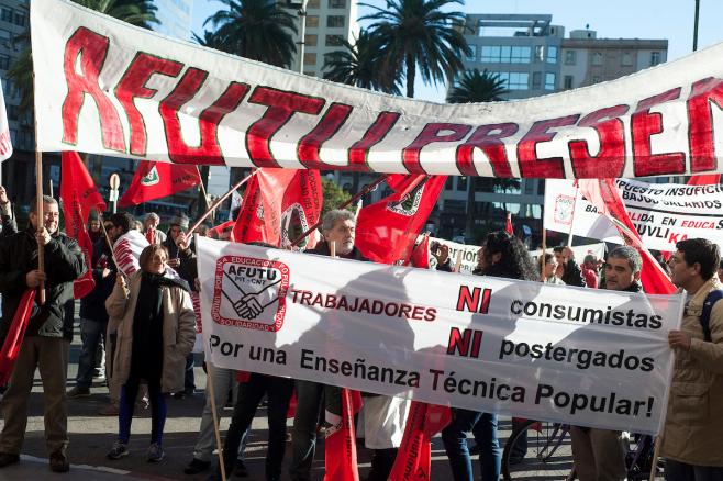 Afutu para durante dos días por presupuesto y contra persecución sindical